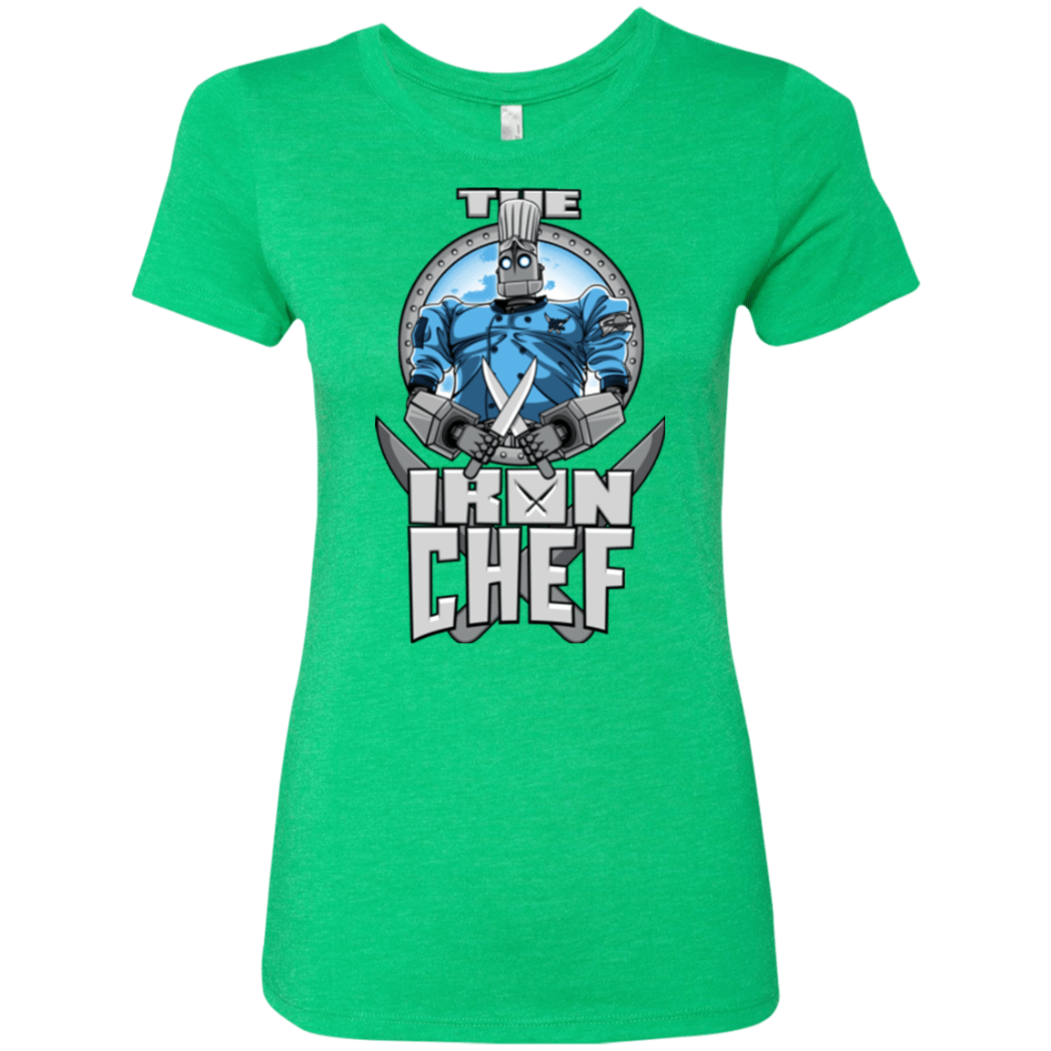 T-Shirts Envy / Small Iron Giant Chef Women's Triblend T-Shirt