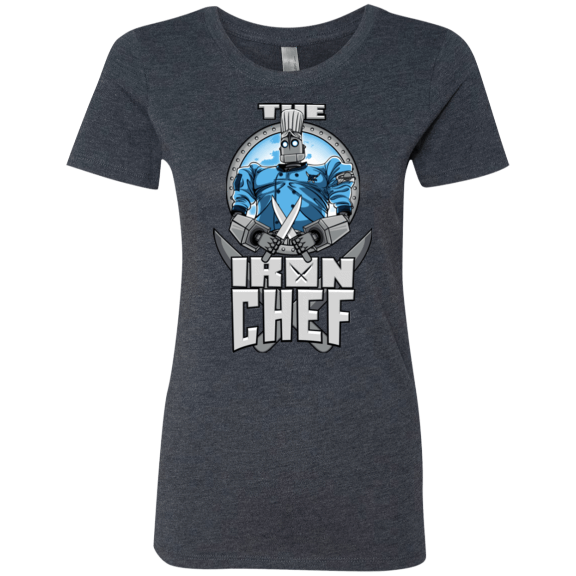 T-Shirts Vintage Navy / Small Iron Giant Chef Women's Triblend T-Shirt