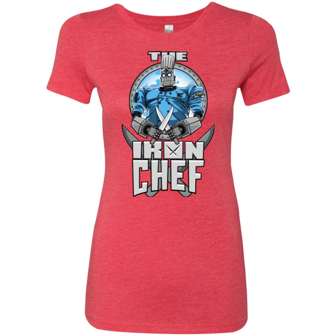 T-Shirts Vintage Red / Small Iron Giant Chef Women's Triblend T-Shirt