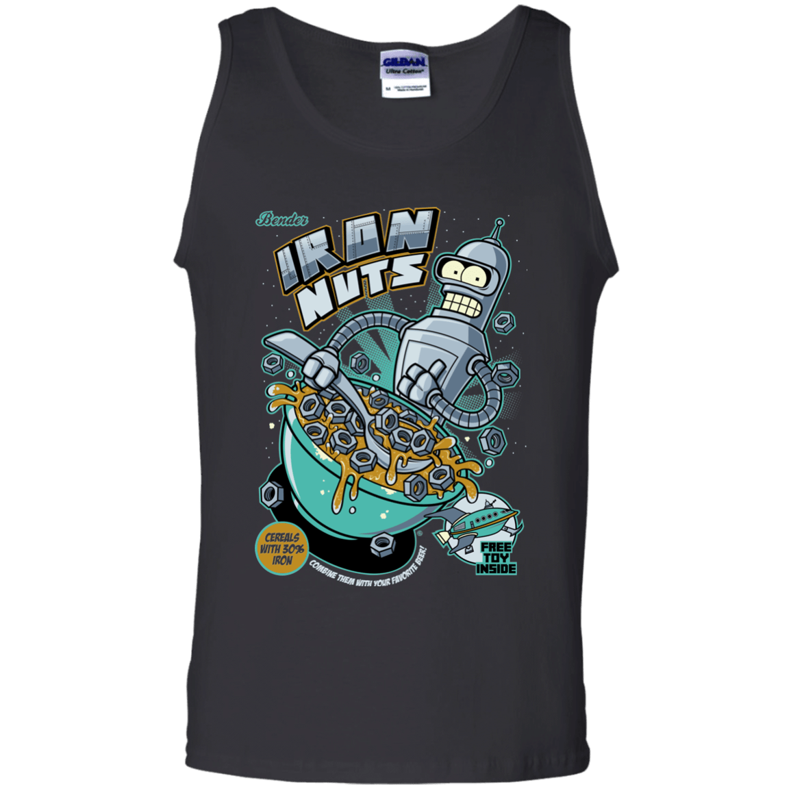T-Shirts Black / S Iron Nuts Men's Tank Top