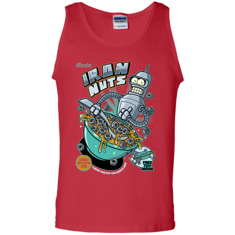 T-Shirts Red / S Iron Nuts Men's Tank Top
