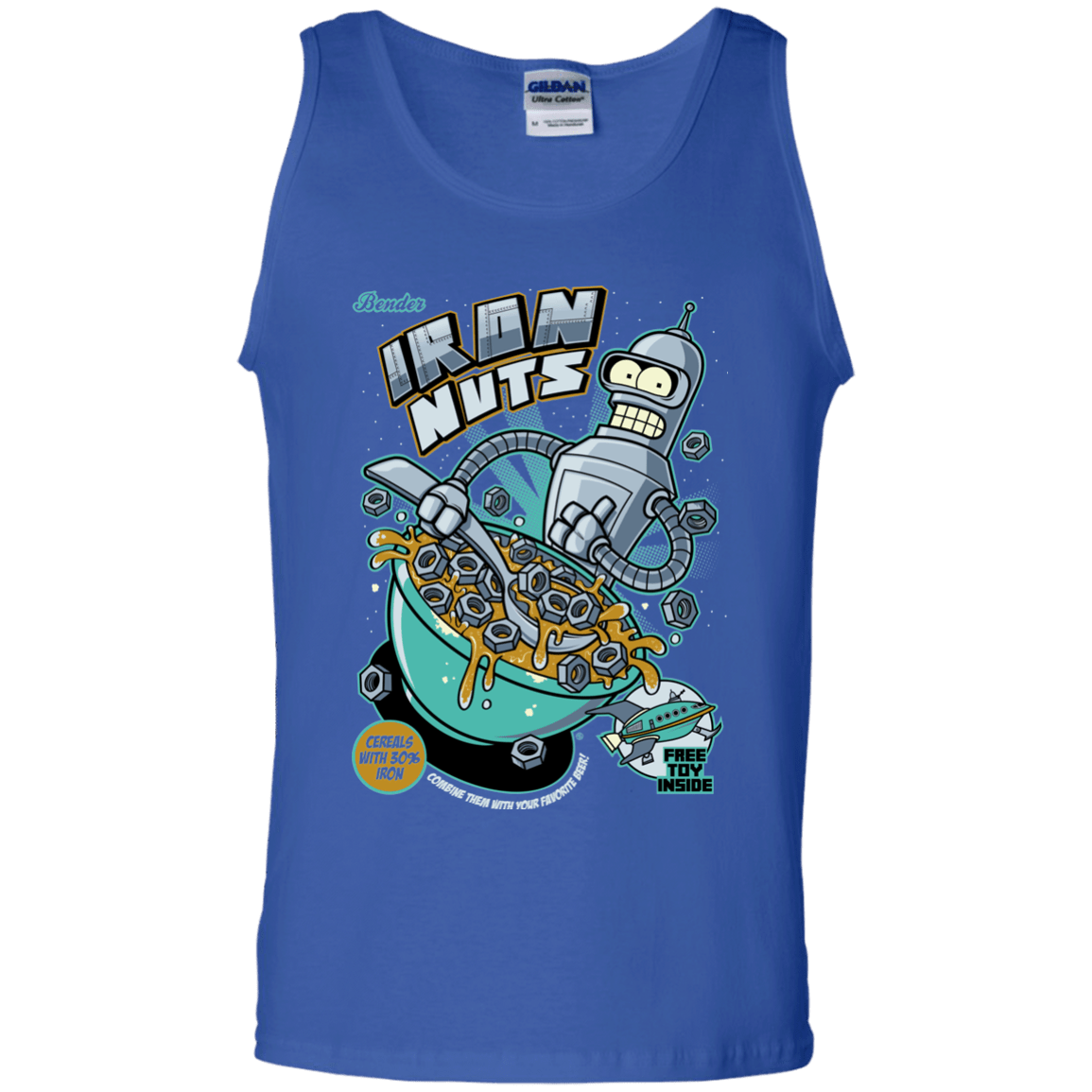 T-Shirts Royal / S Iron Nuts Men's Tank Top