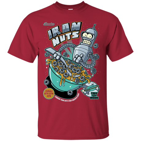 T-Shirts Cardinal / S Iron Nuts T-Shirt