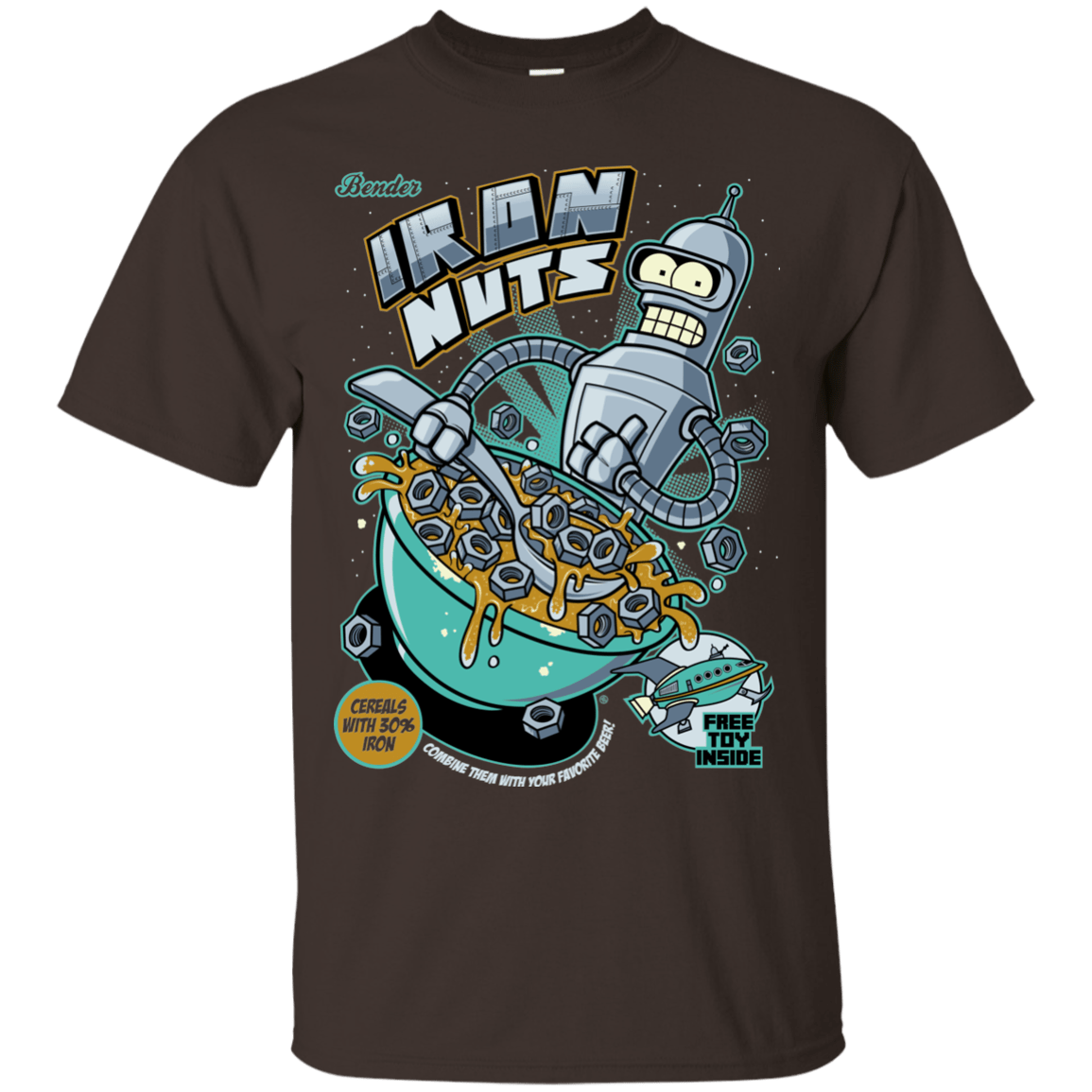 T-Shirts Dark Chocolate / S Iron Nuts T-Shirt