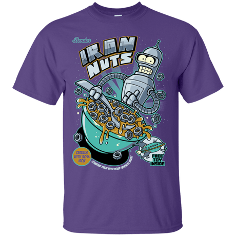 T-Shirts Purple / S Iron Nuts T-Shirt