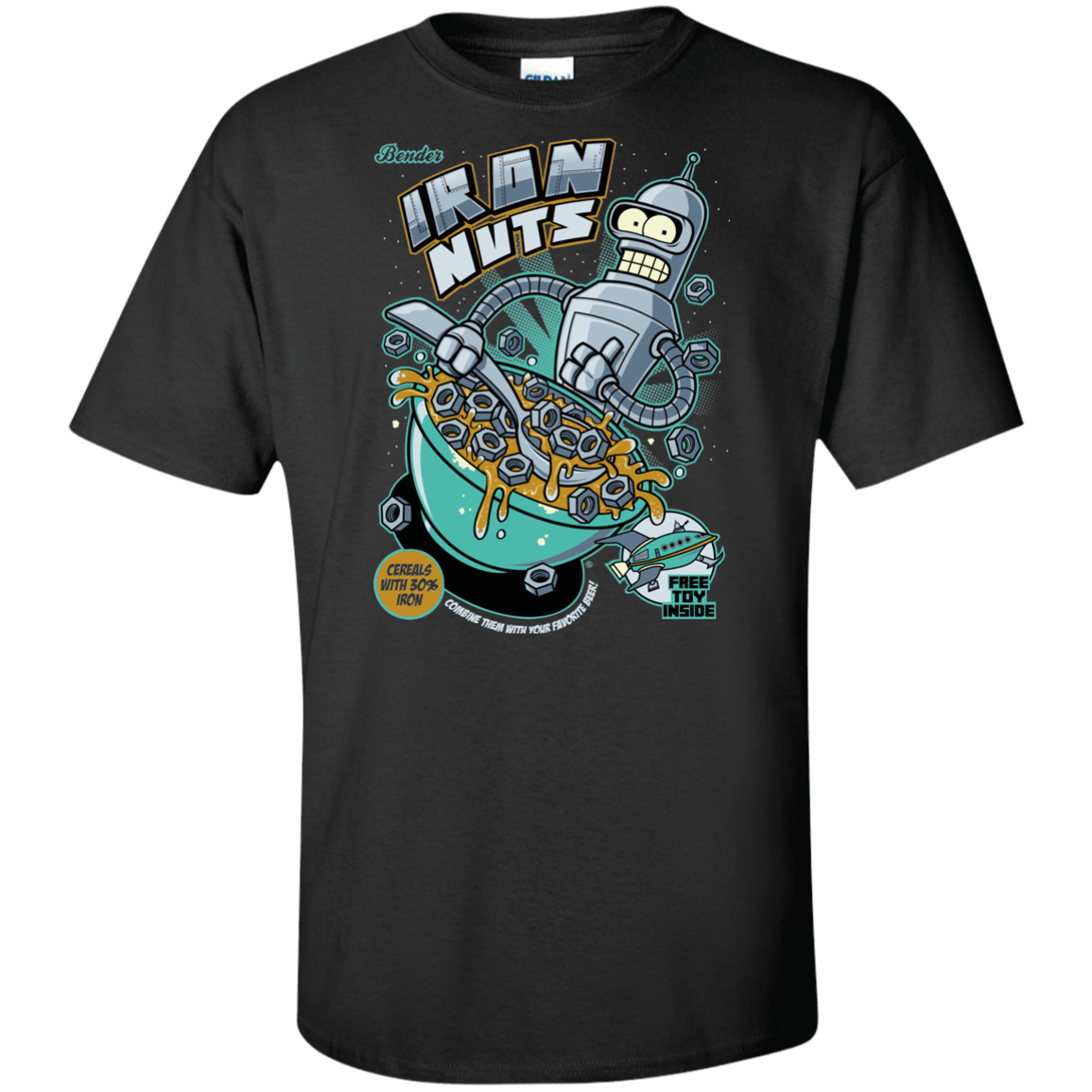 T-Shirts Black / XLT Iron Nuts Tall T-Shirt