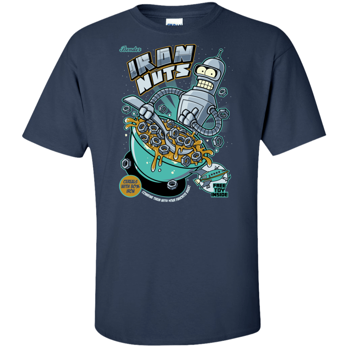 T-Shirts Navy / XLT Iron Nuts Tall T-Shirt