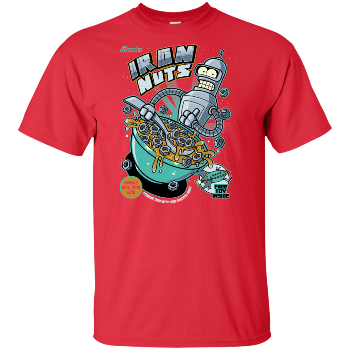 T-Shirts Red / XLT Iron Nuts Tall T-Shirt