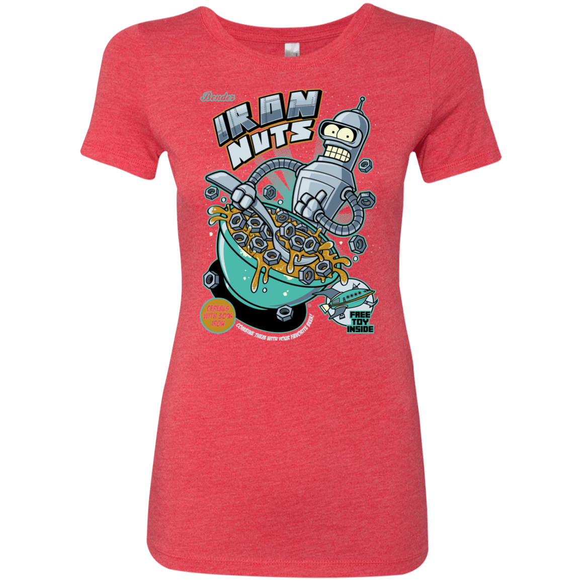 T-Shirts Vintage Red / S Iron Nuts Women's Triblend T-Shirt