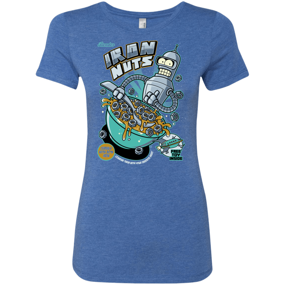 T-Shirts Vintage Royal / S Iron Nuts Women's Triblend T-Shirt