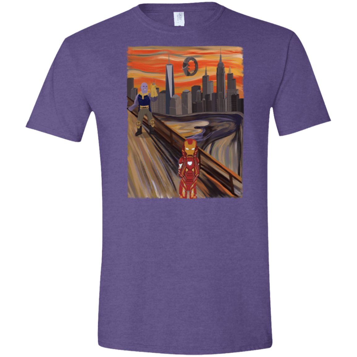 T-Shirts Heather Purple / S Iron Scream Men's Semi-Fitted Softstyle