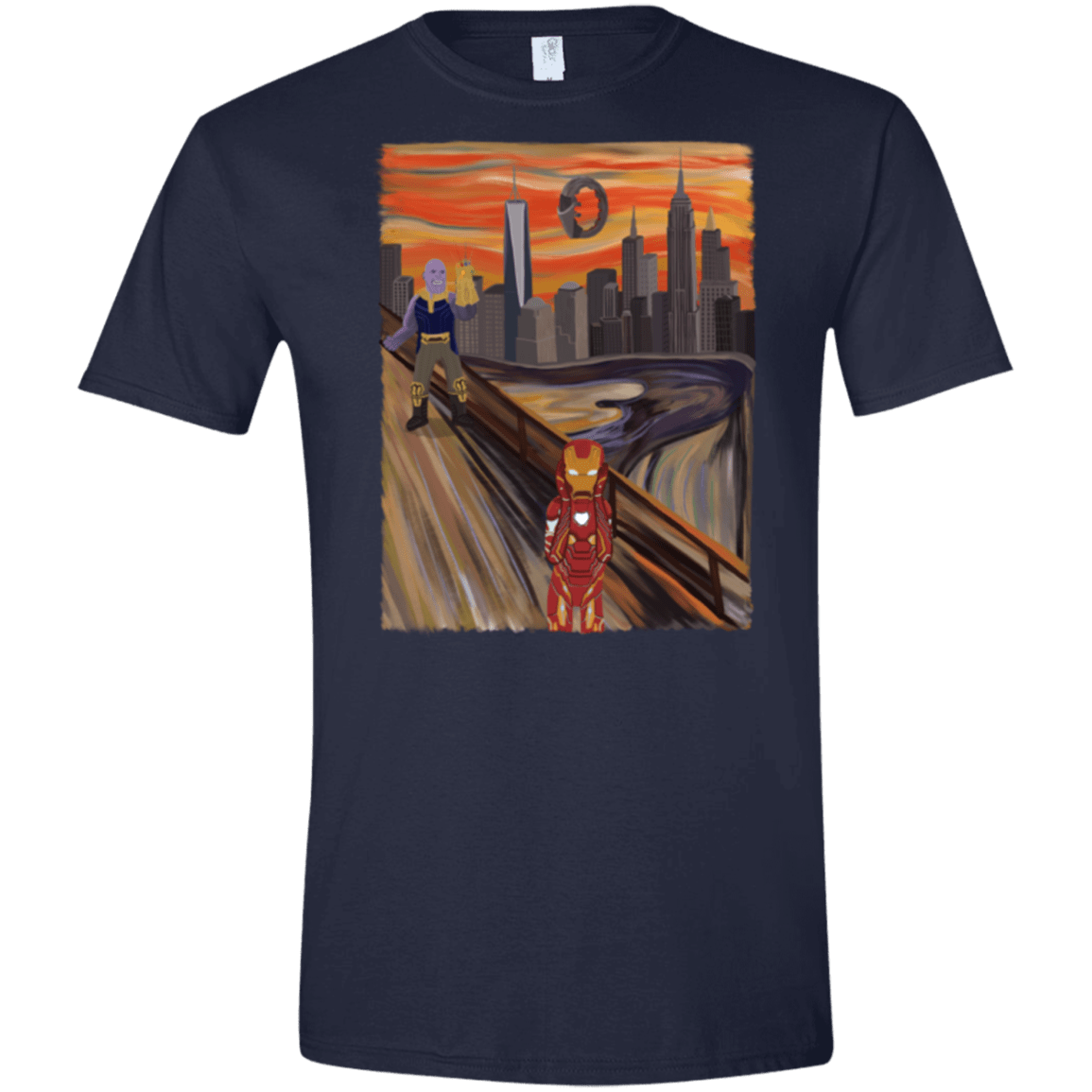 T-Shirts Navy / X-Small Iron Scream Men's Semi-Fitted Softstyle