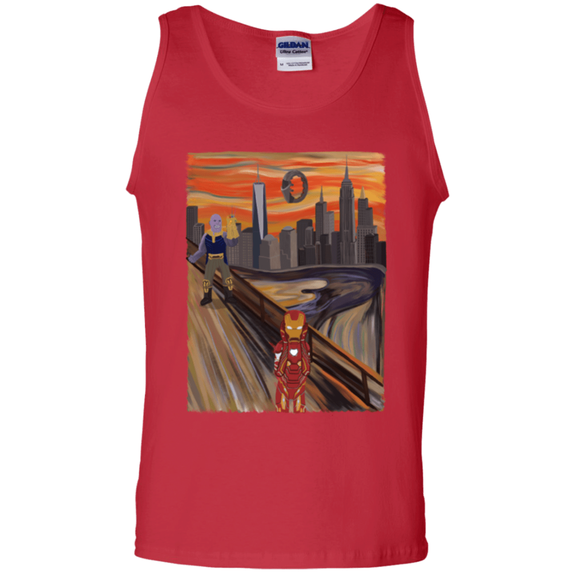 T-Shirts Red / S Iron Scream Men's Tank Top