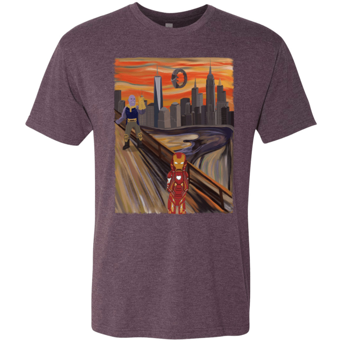 T-Shirts Vintage Purple / S Iron Scream Men's Triblend T-Shirt