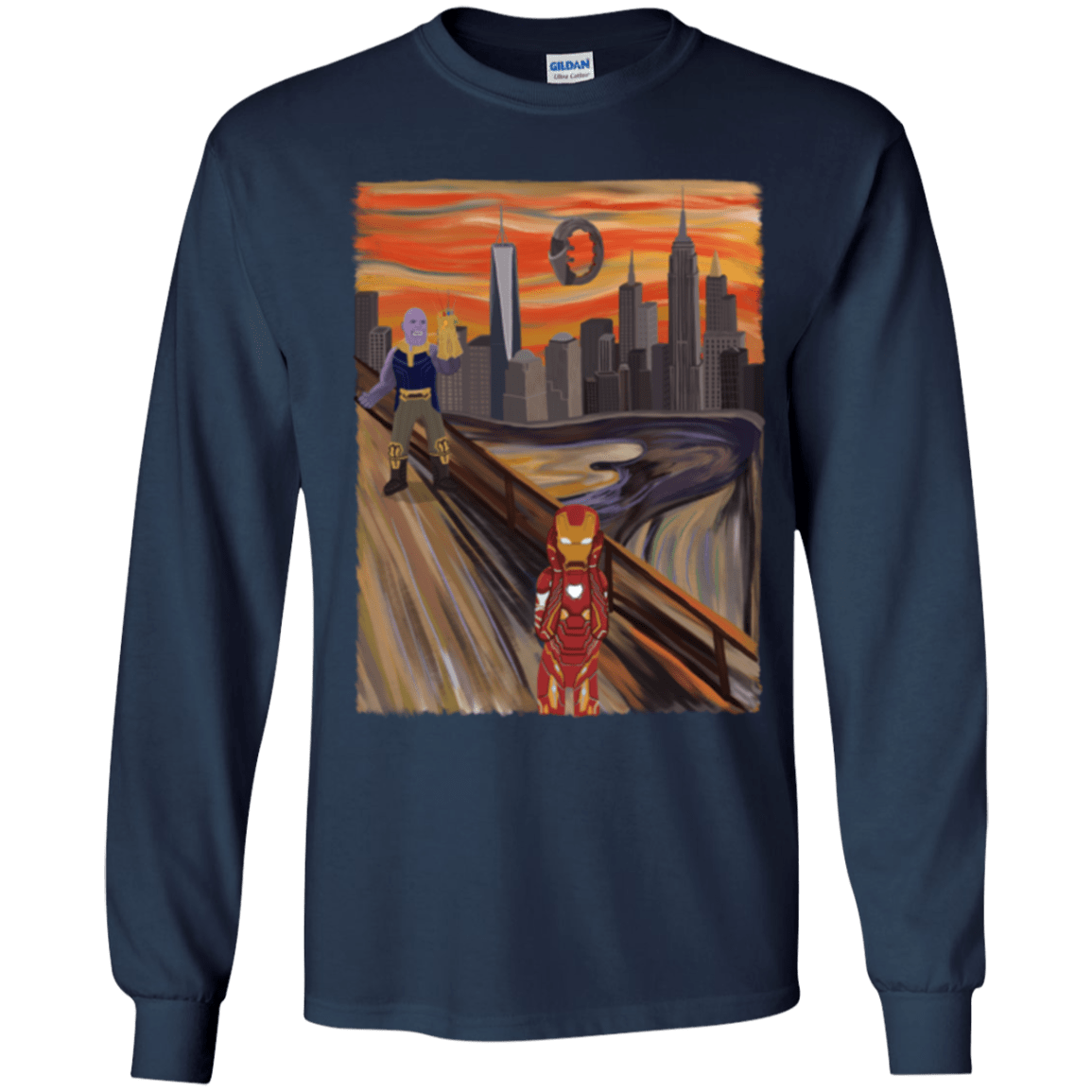 T-Shirts Navy / YS Iron Scream Youth Long Sleeve T-Shirt