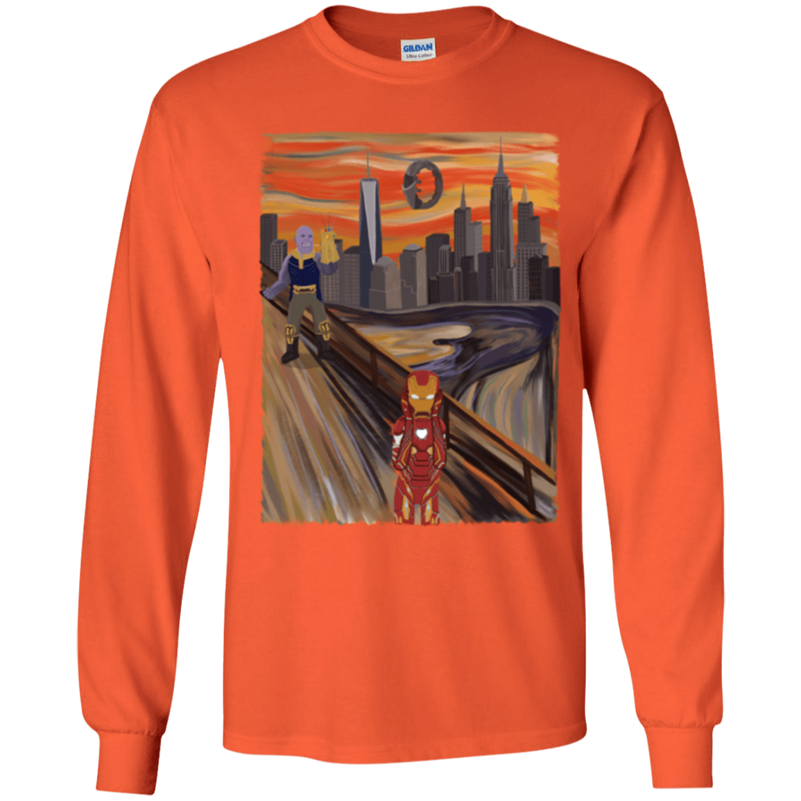 T-Shirts Orange / YS Iron Scream Youth Long Sleeve T-Shirt