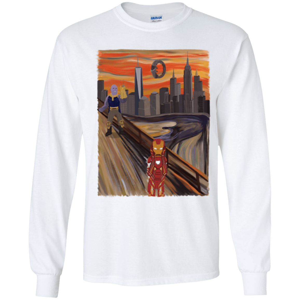 T-Shirts White / YS Iron Scream Youth Long Sleeve T-Shirt