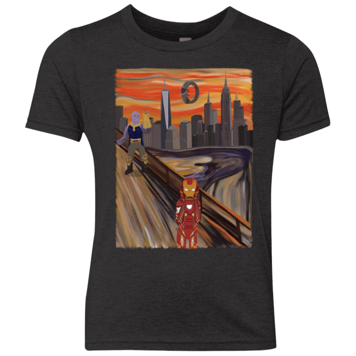 T-Shirts Vintage Black / YXS Iron Scream Youth Triblend T-Shirt