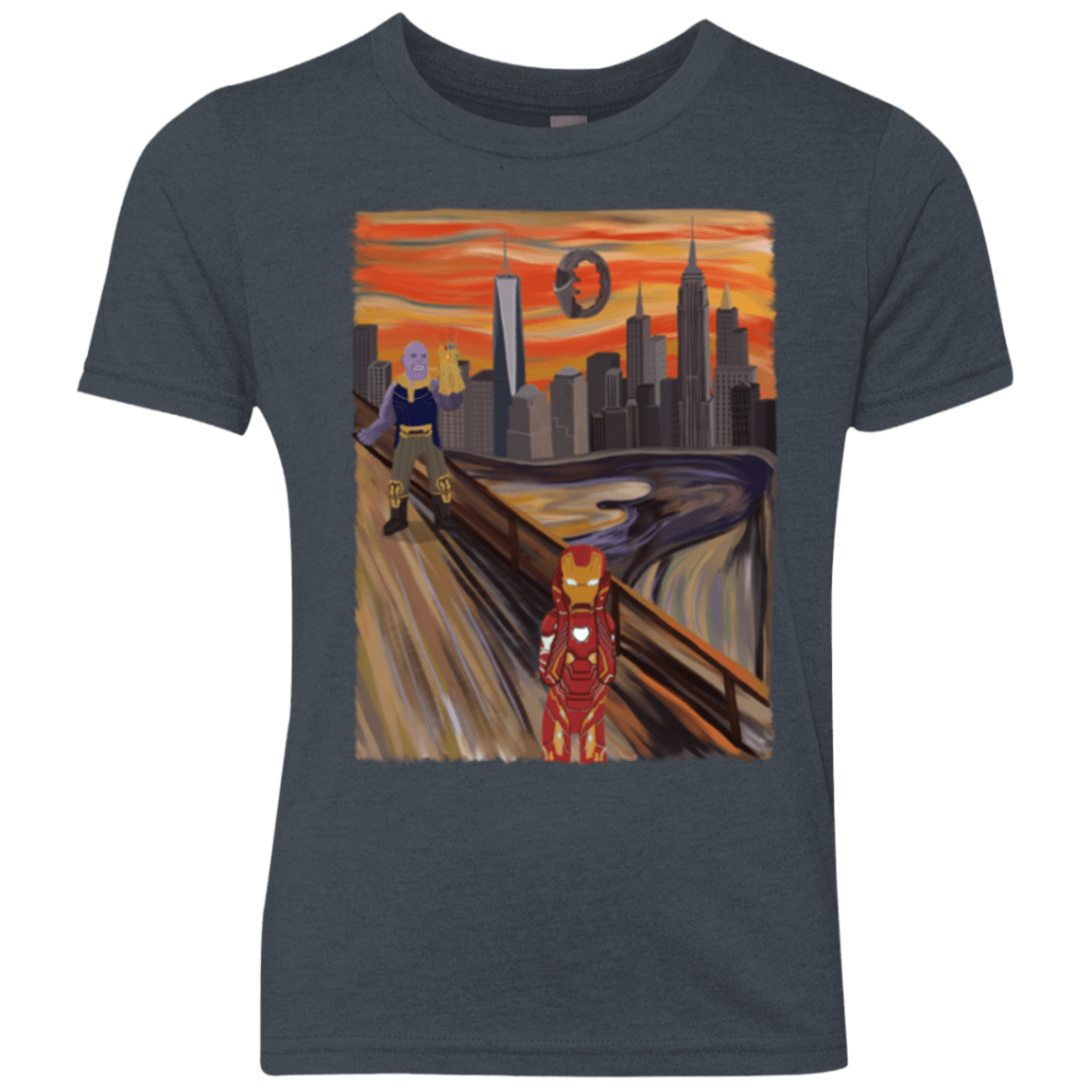 T-Shirts Vintage Navy / YXS Iron Scream Youth Triblend T-Shirt