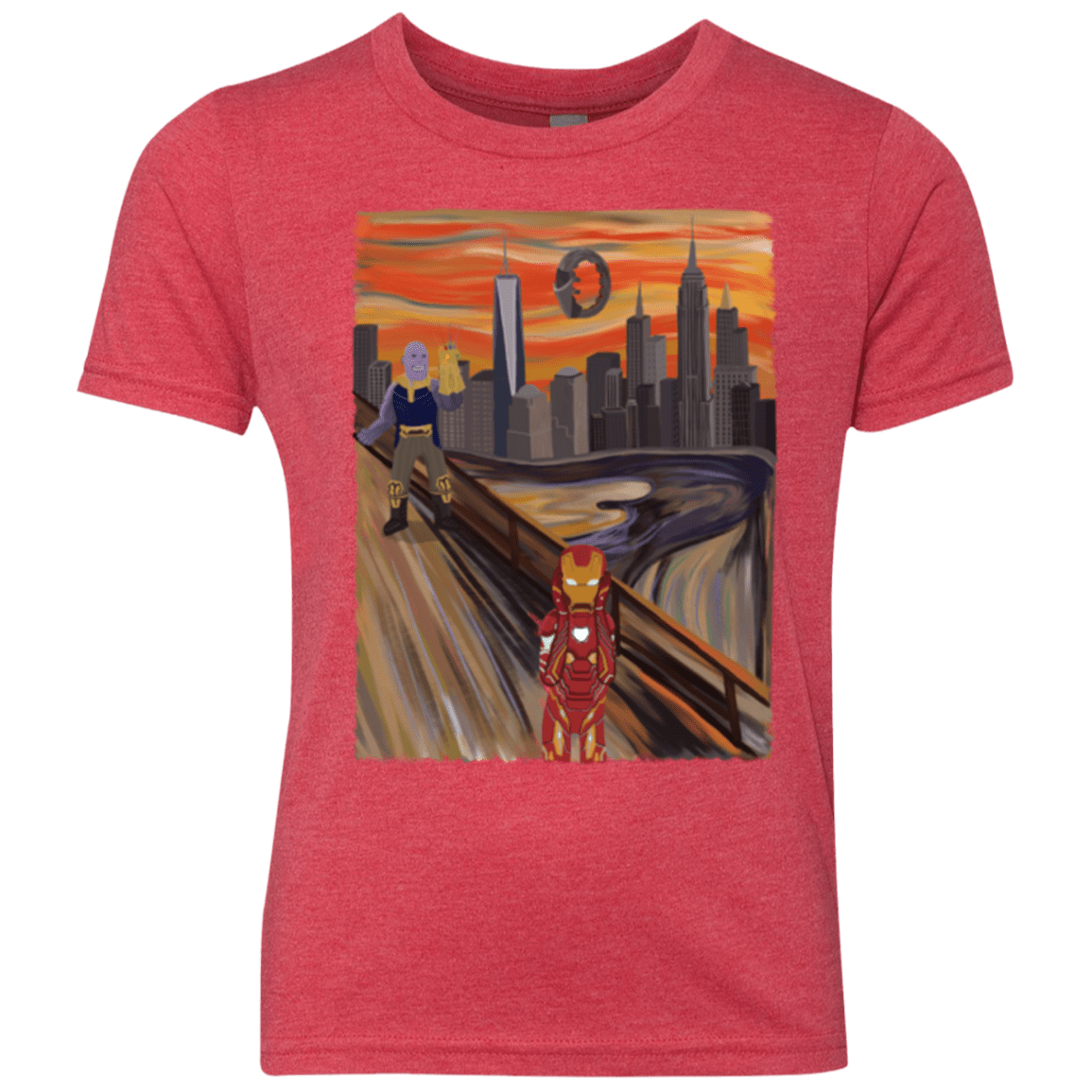 T-Shirts Vintage Red / YXS Iron Scream Youth Triblend T-Shirt