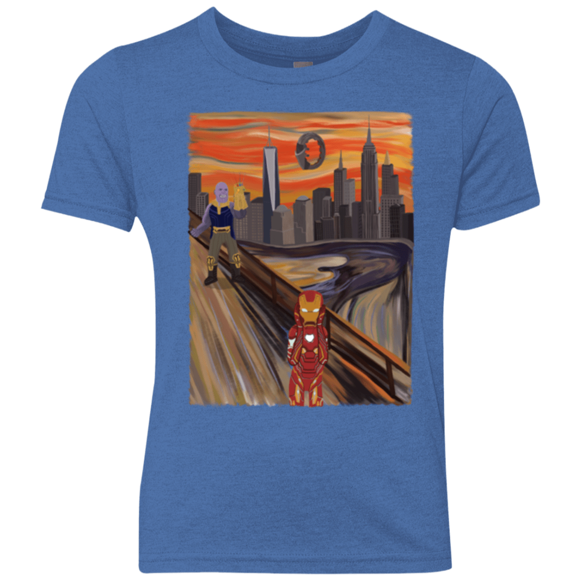 T-Shirts Vintage Royal / YXS Iron Scream Youth Triblend T-Shirt