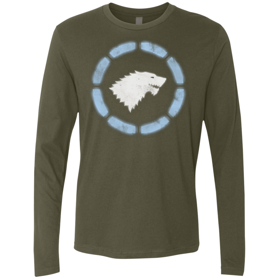 T-Shirts Military Green / Small Iron Stark Men's Premium Long Sleeve