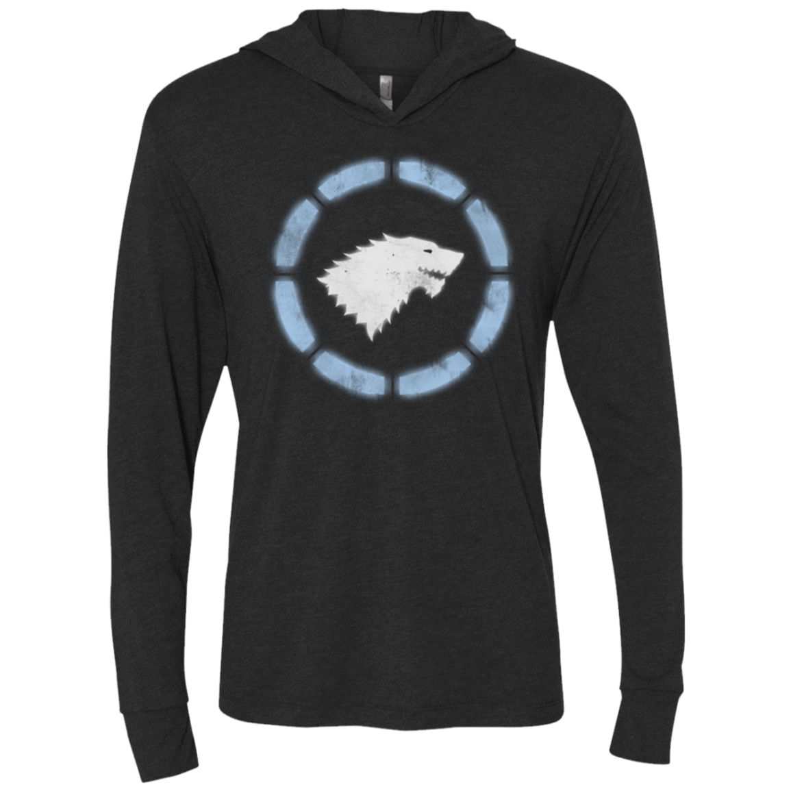 T-Shirts Vintage Black / X-Small Iron Stark Triblend Long Sleeve Hoodie Tee