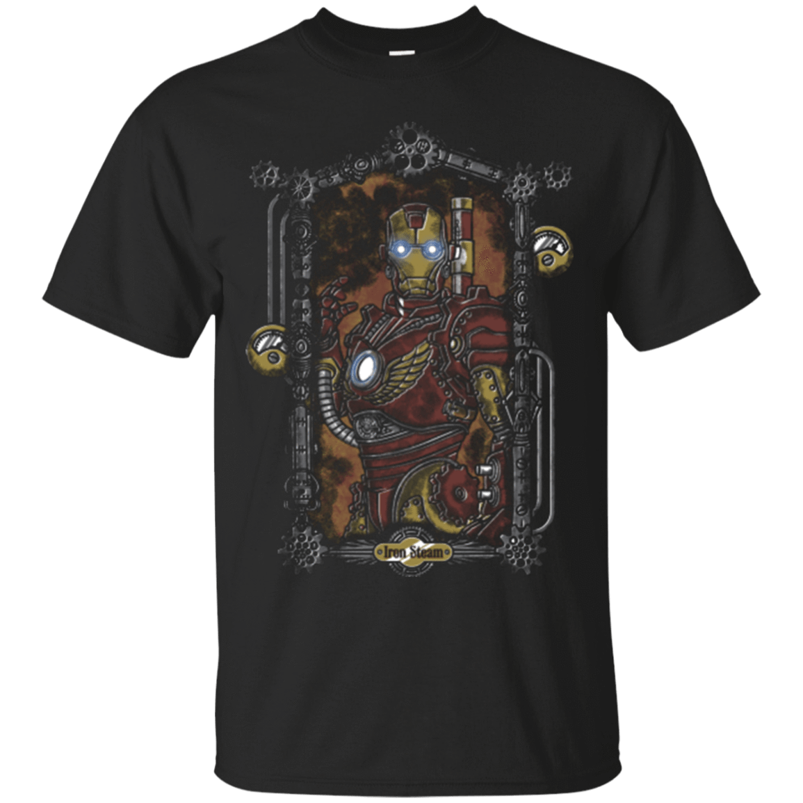 T-Shirts Black / Small Iron Steam T-Shirt