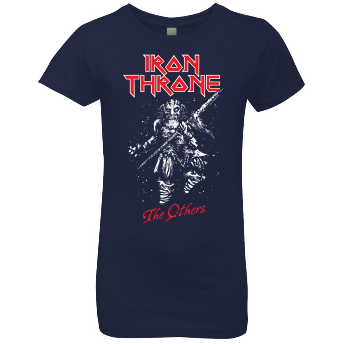 T-Shirts Midnight Navy / YXS Iron Throne Girls Premium T-Shirt