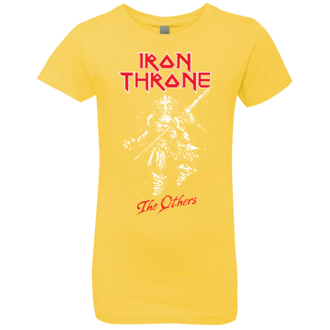 T-Shirts Vibrant Yellow / YXS Iron Throne Girls Premium T-Shirt