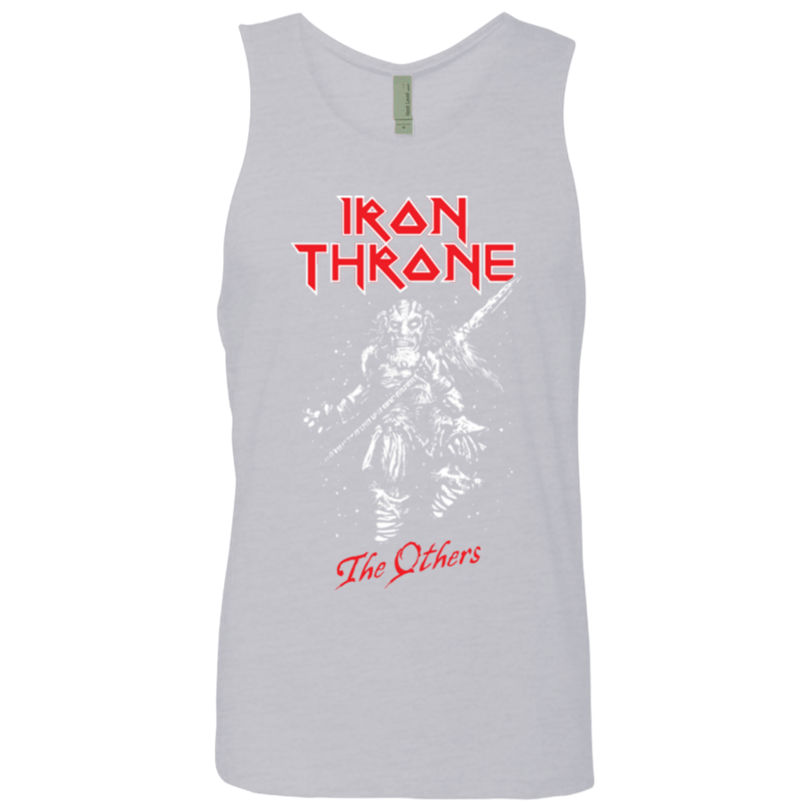 T-Shirts Heather Grey / Small Iron Throne Men's Premium Tank Top