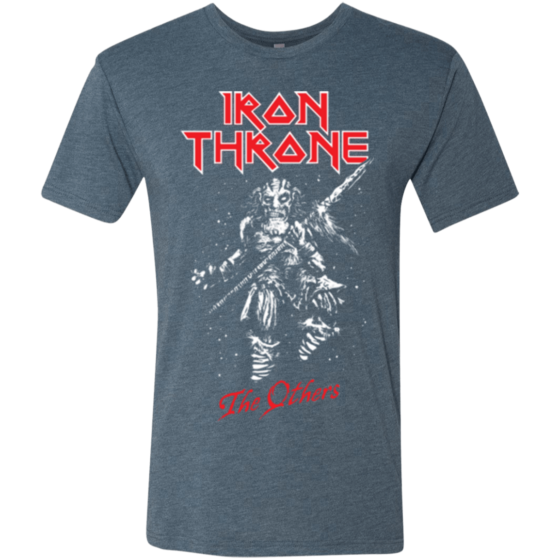 T-Shirts Indigo / Small Iron Throne Men's Triblend T-Shirt