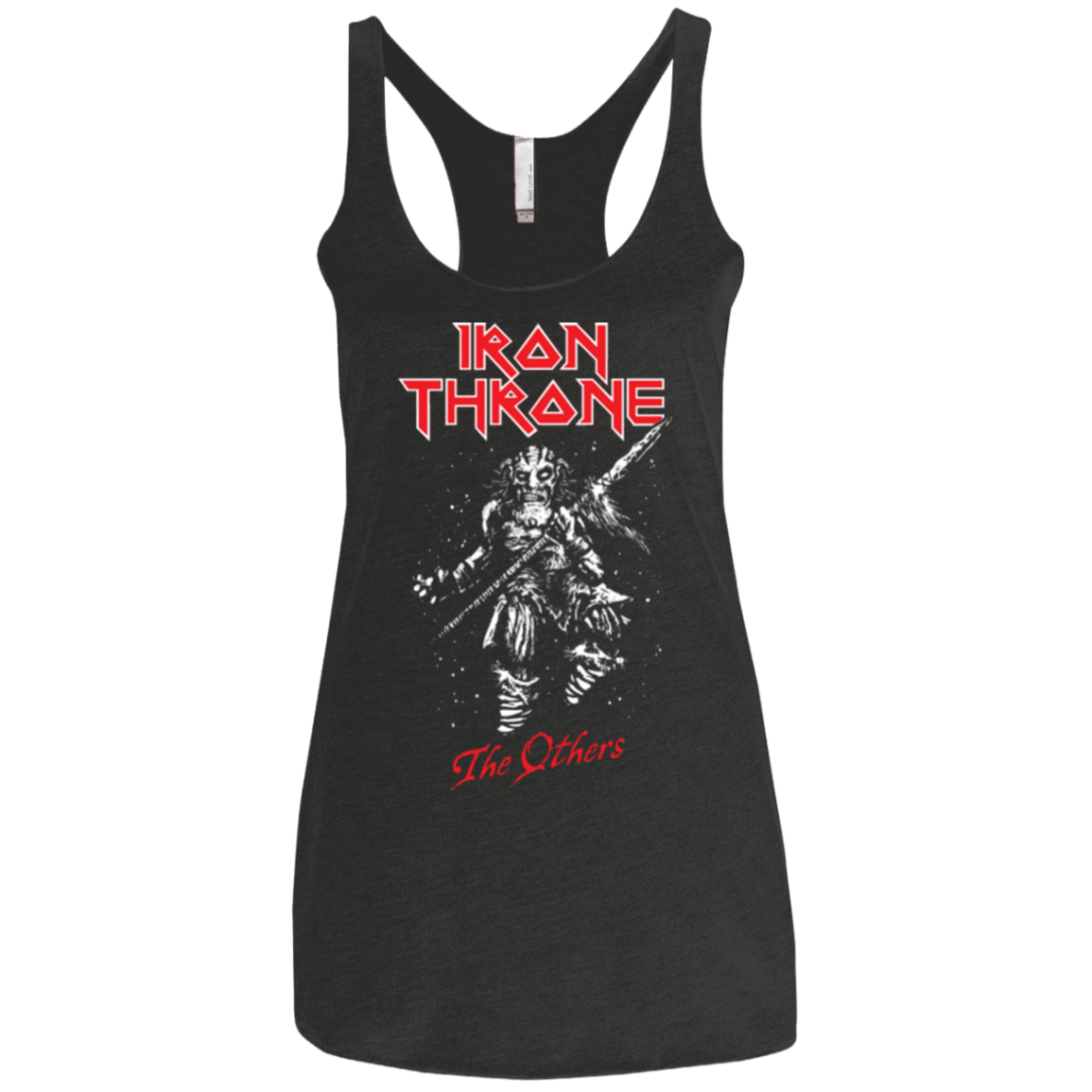 T-Shirts Vintage Black / X-Small Iron Throne Women's Triblend Racerback Tank