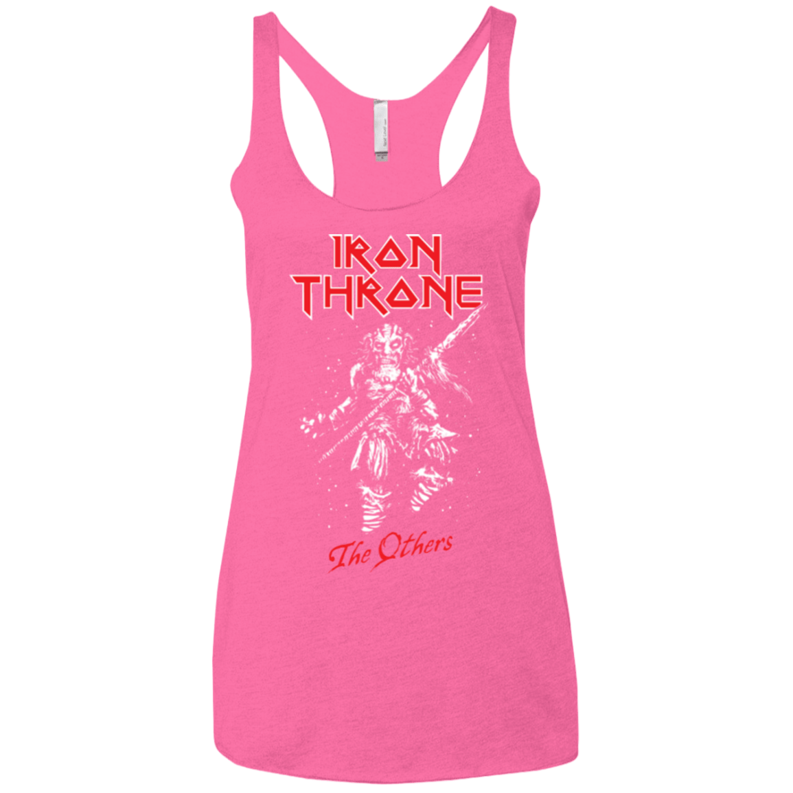 T-Shirts Vintage Pink / X-Small Iron Throne Women's Triblend Racerback Tank