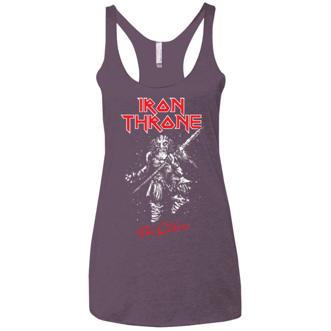 T-Shirts Vintage Purple / X-Small Iron Throne Women's Triblend Racerback Tank