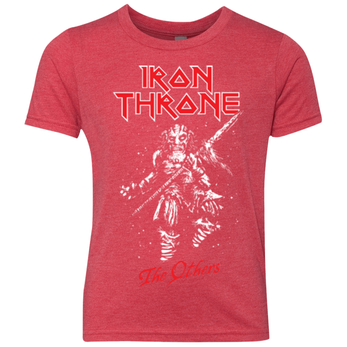 T-Shirts Vintage Red / YXS Iron Throne Youth Triblend T-Shirt