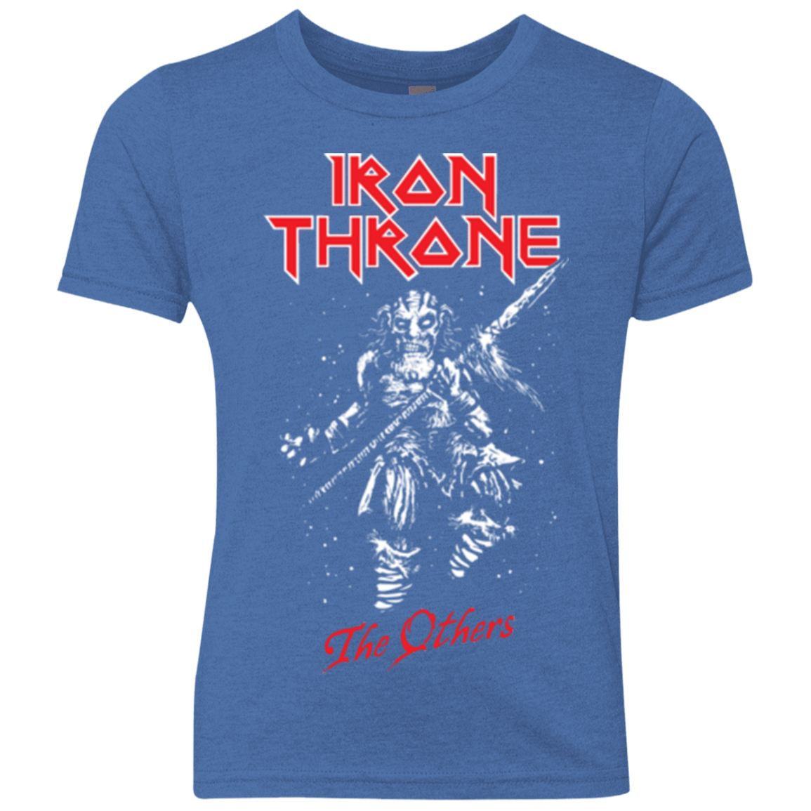 T-Shirts Vintage Royal / YXS Iron Throne Youth Triblend T-Shirt