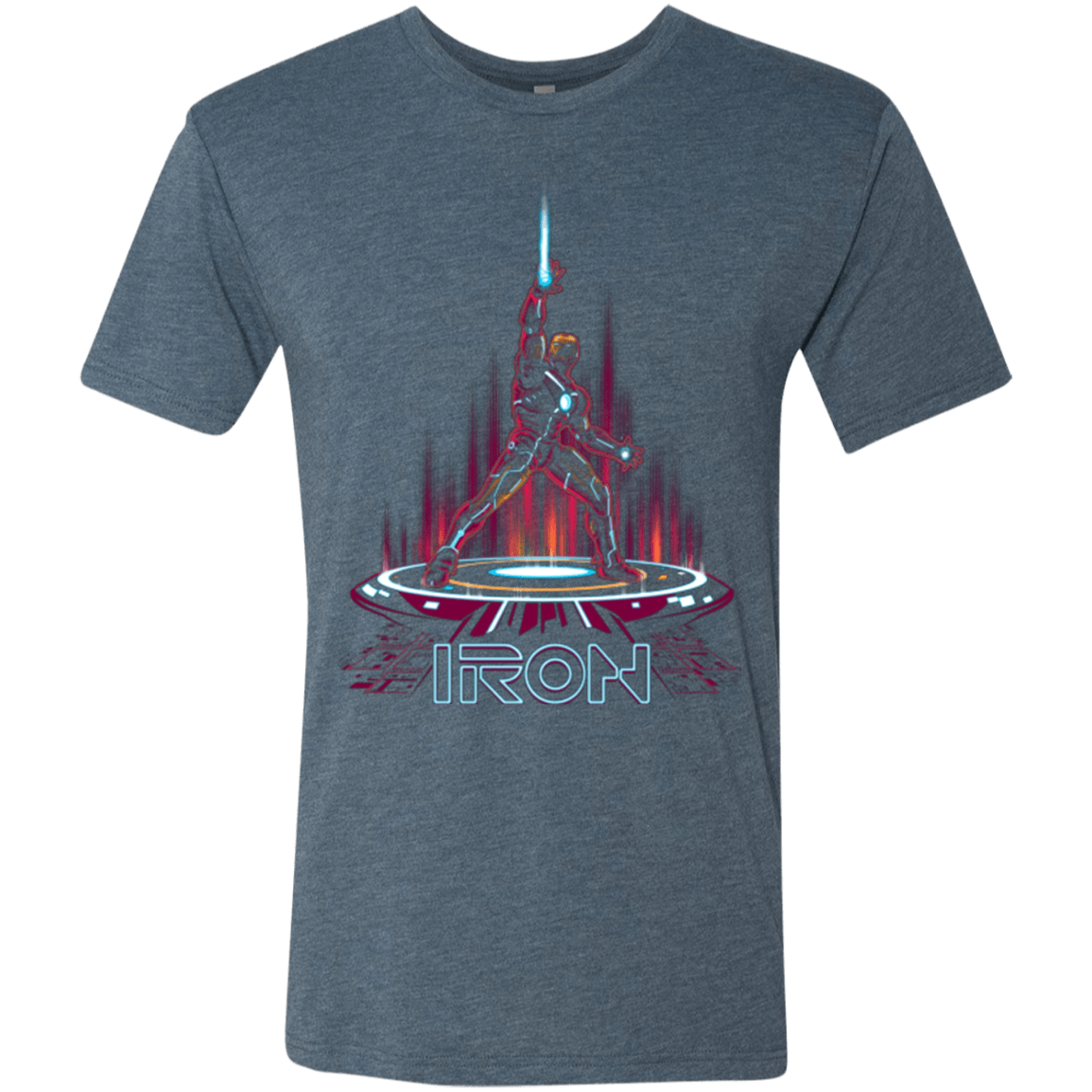 T-Shirts Indigo / Small IRON TRON Men's Triblend T-Shirt