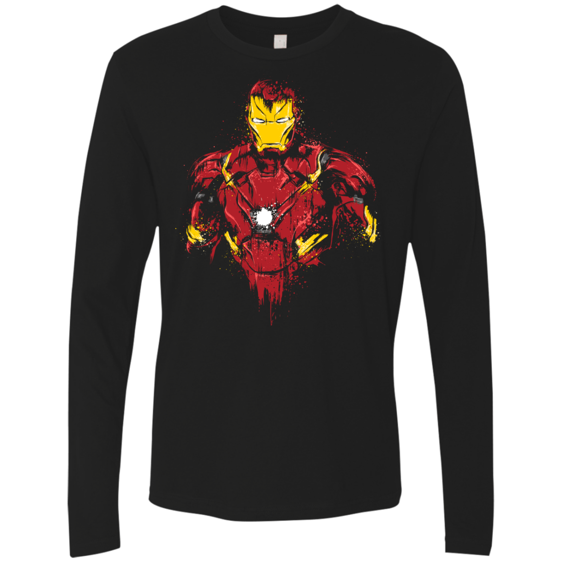 T-Shirts Black / S Iron Warrior Men's Premium Long Sleeve