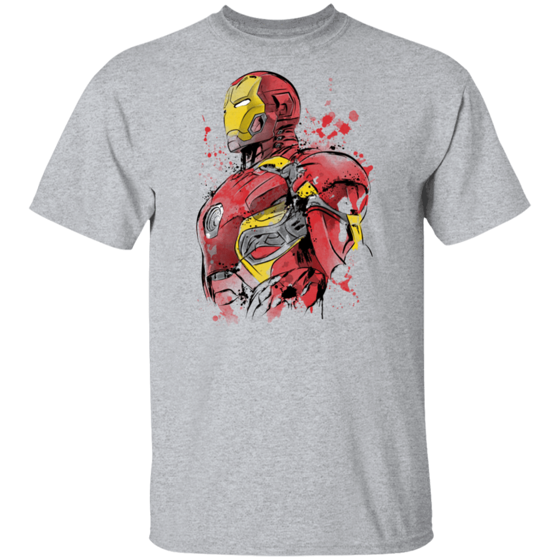 T-Shirts Sport Grey / S Iron Watercolor T-Shirt