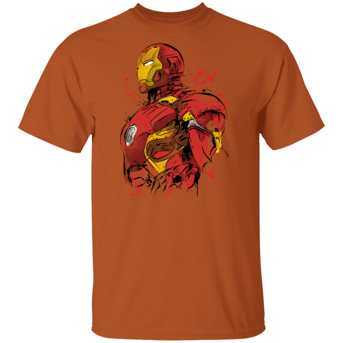 T-Shirts Texas Orange / S Iron Watercolor T-Shirt