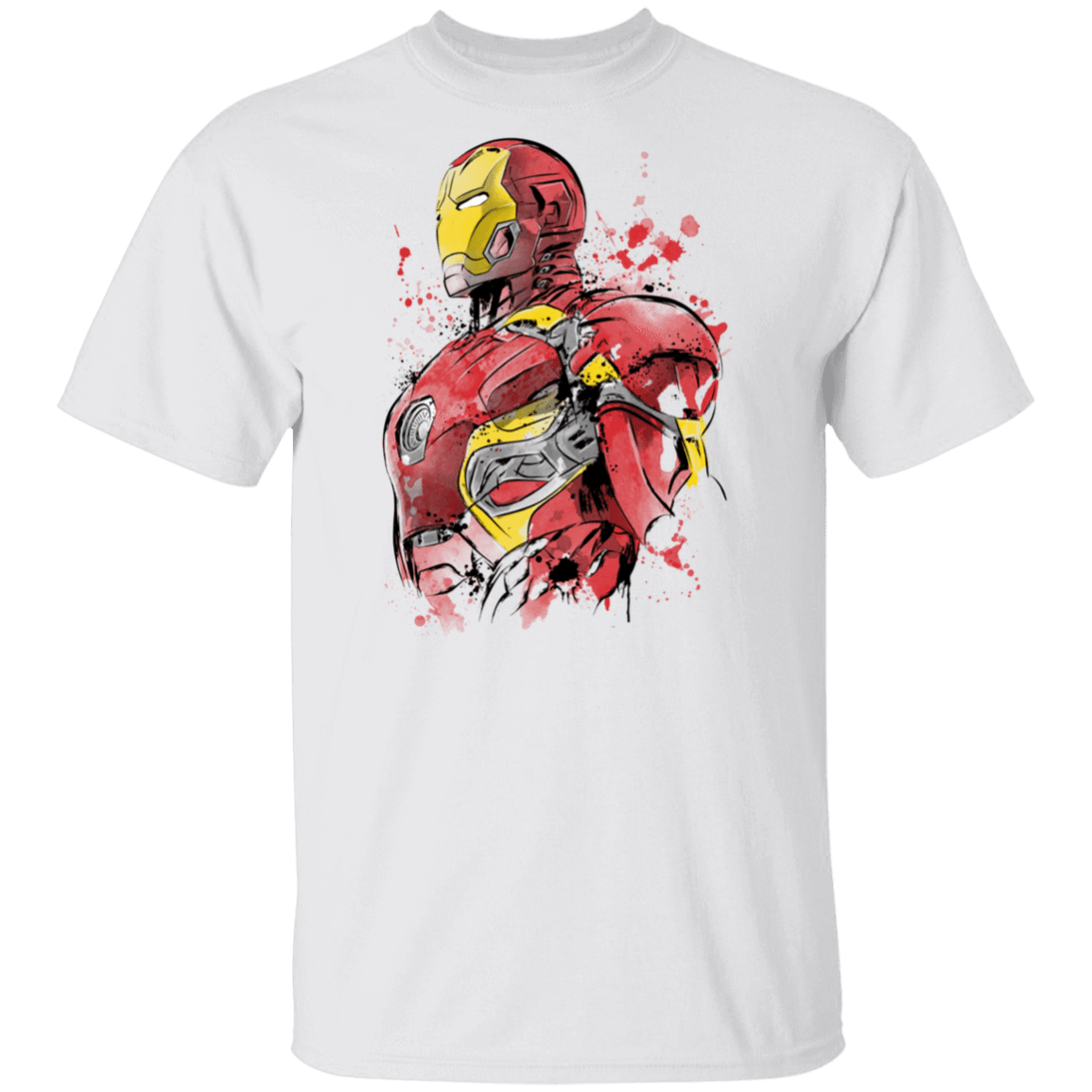 T-Shirts White / S Iron Watercolor T-Shirt