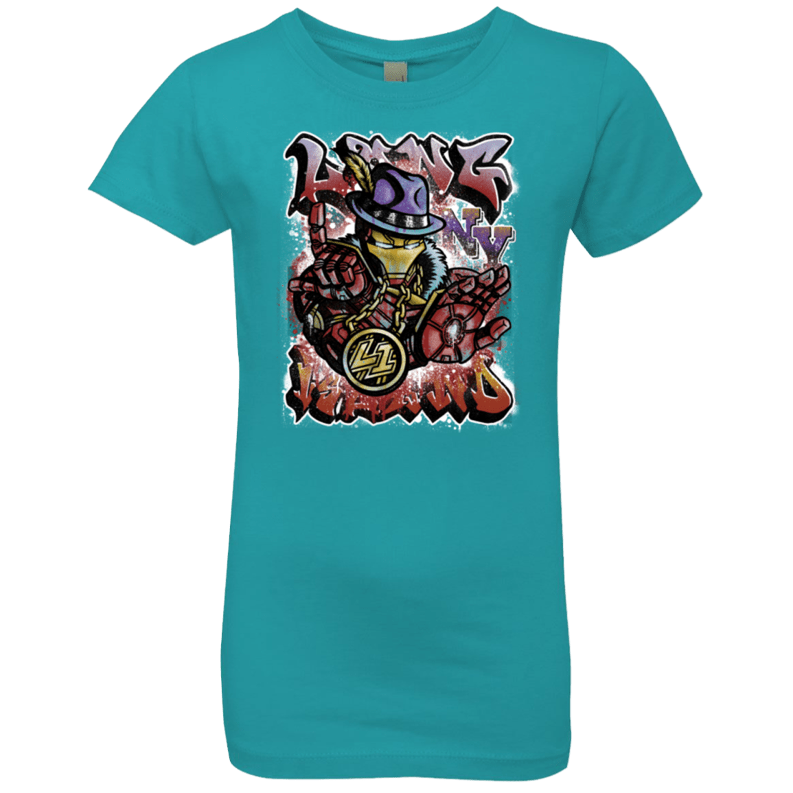 T-Shirts Tahiti Blue / YXS Ironman Long Island Girls Premium T-Shirt