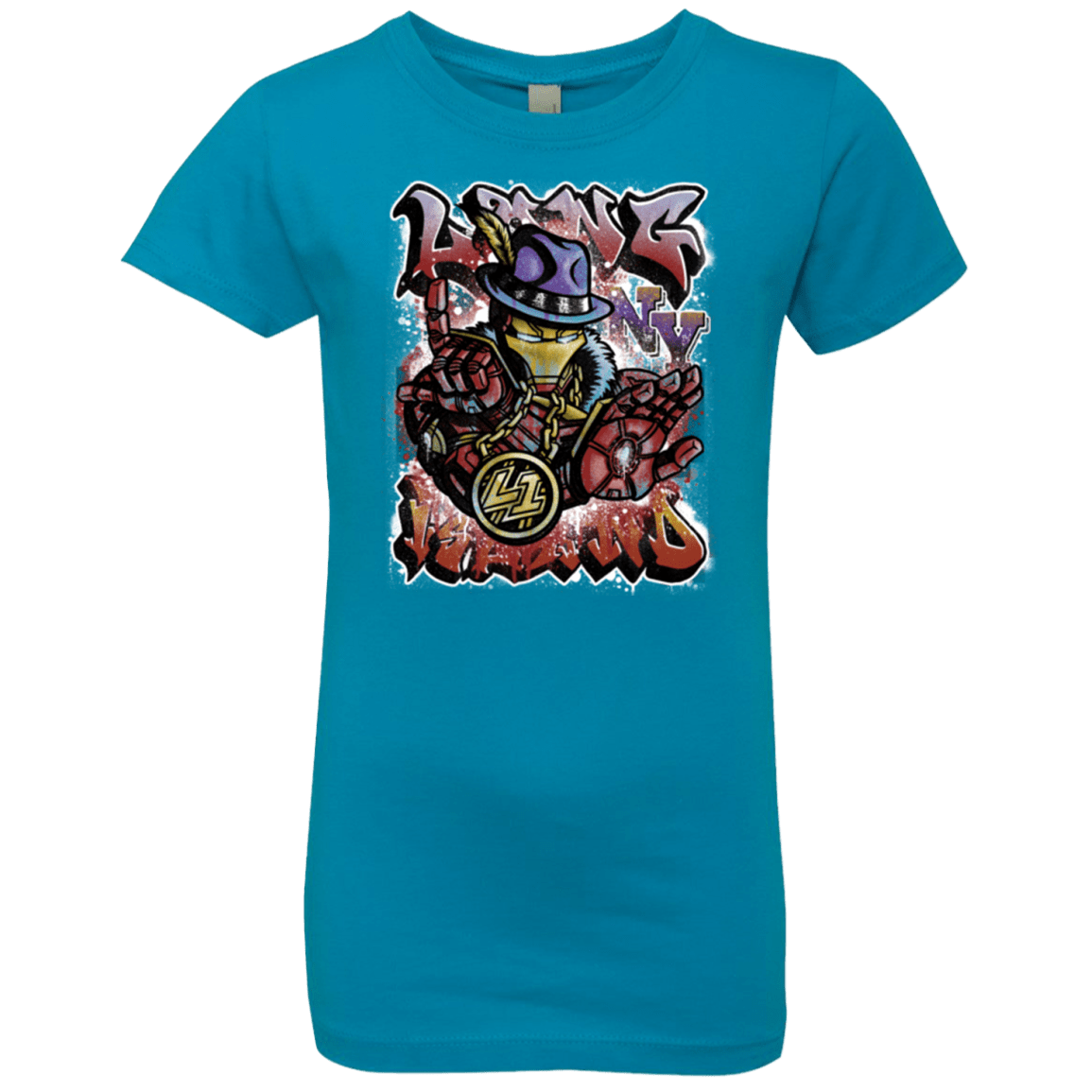 T-Shirts Turquoise / YXS Ironman Long Island Girls Premium T-Shirt