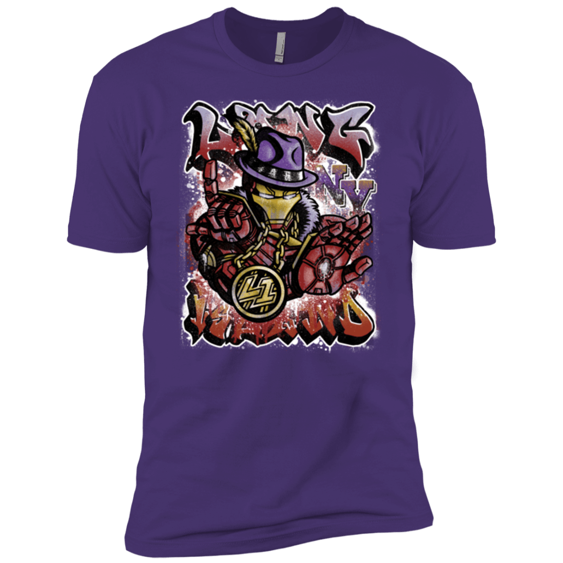 T-Shirts Purple / X-Small Ironman Long Island Men's Premium T-Shirt