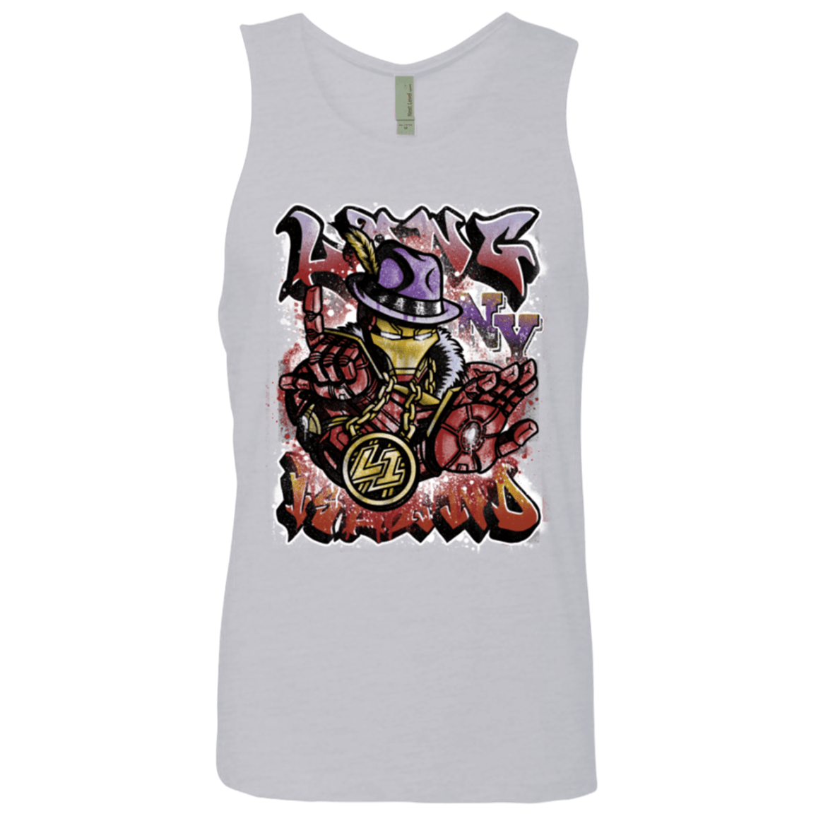 T-Shirts Heather Grey / Small Ironman Long Island Men's Premium Tank Top