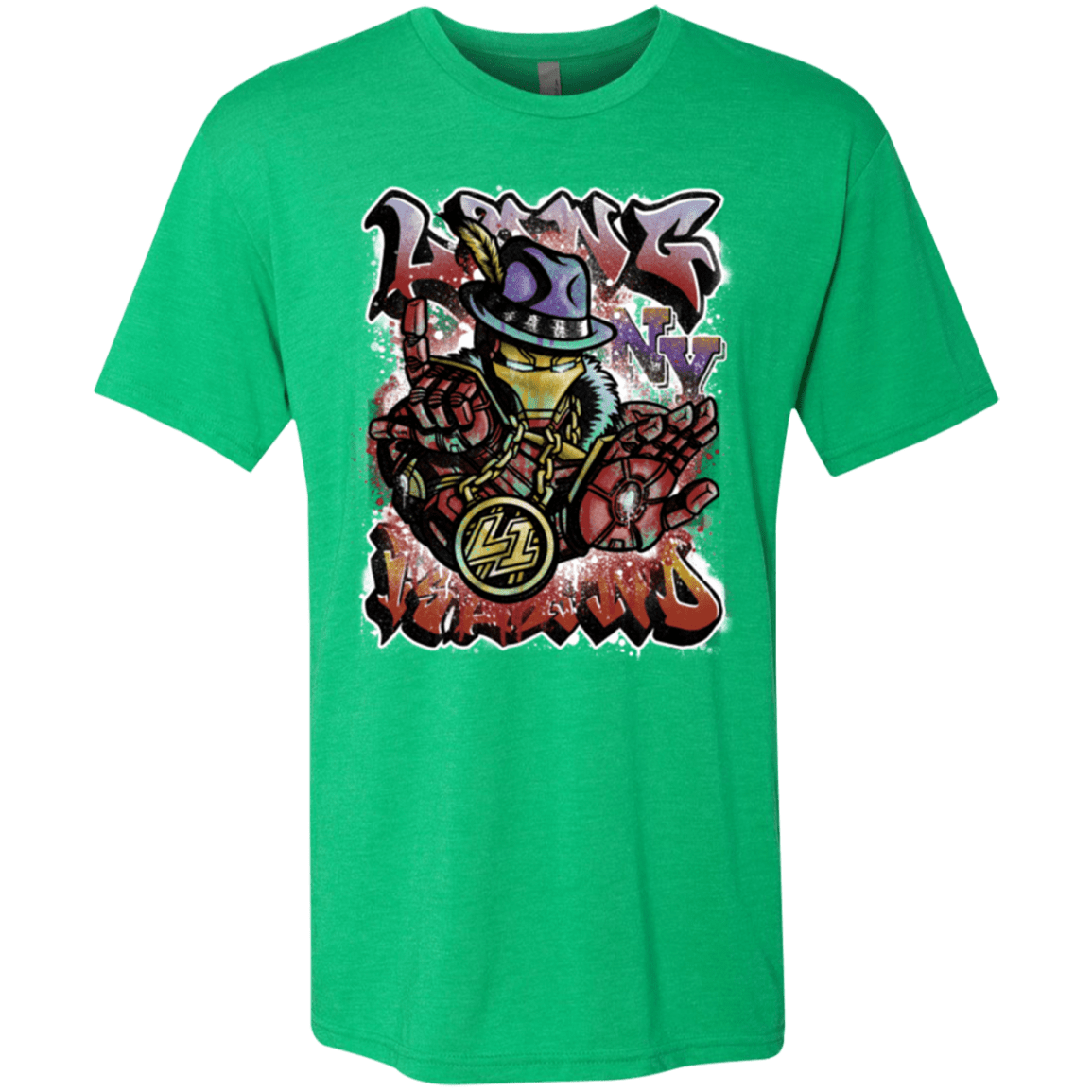 T-Shirts Envy / Small Ironman Long Island Men's Triblend T-Shirt