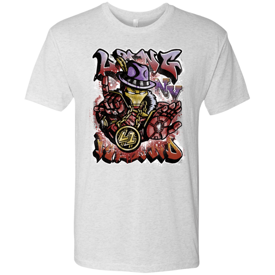 T-Shirts Heather White / Small Ironman Long Island Men's Triblend T-Shirt