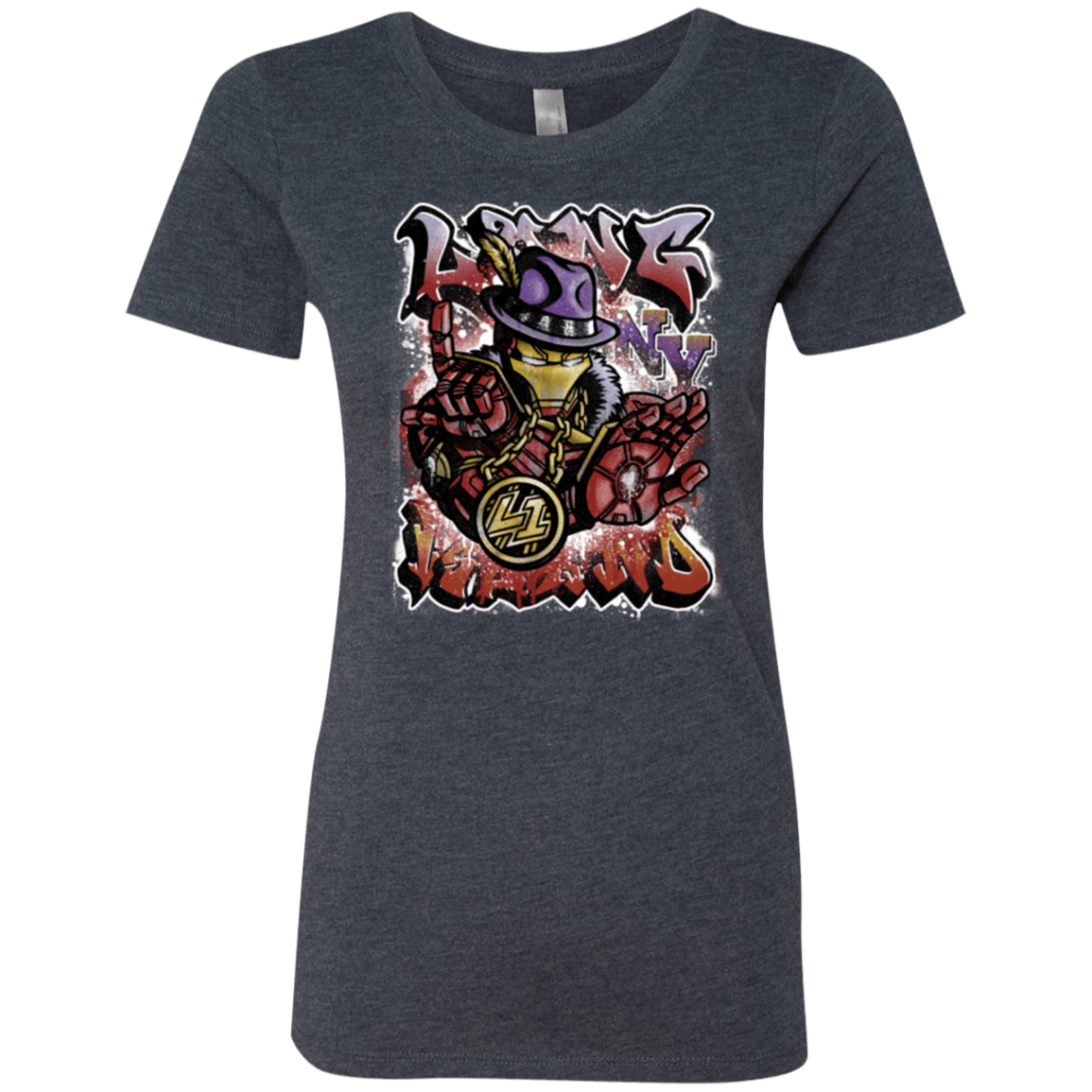 T-Shirts Vintage Navy / Small Ironman Long Island Women's Triblend T-Shirt