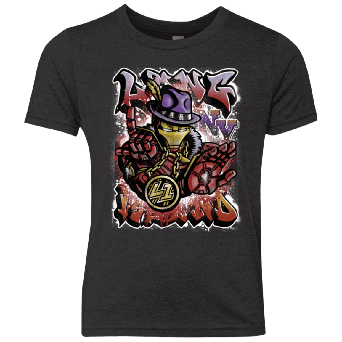 T-Shirts Vintage Black / YXS Ironman Long Island Youth Triblend T-Shirt